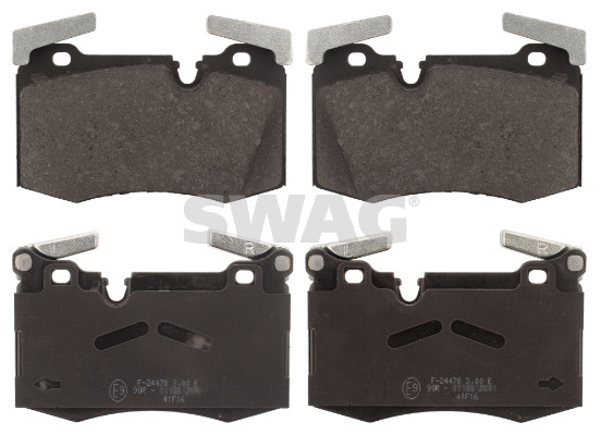 Brake Pad Set, disc brake - 11 11 6145 SWAG